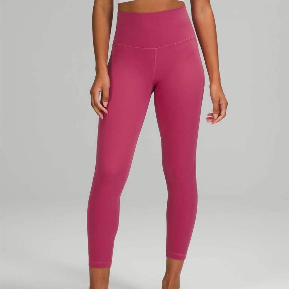 Lululemon Align High Rise Pant 25” Leggings Pink Lychee 4 (Small)